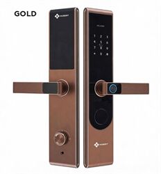 Khóa Cửa Vân Tay Hubert HB CG68 Titan Gold App wifi