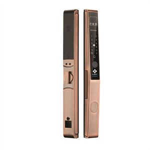 Khóa cửa nhôm thông minh Hubert HB CN82F Bronze Luxury App wifi, Face ID
