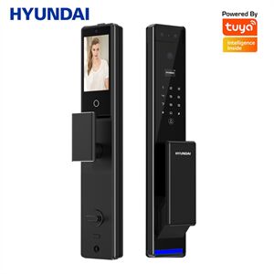 Khoá cửa nhận diện khuôn mặt Hyundai HY-SLA909F Black