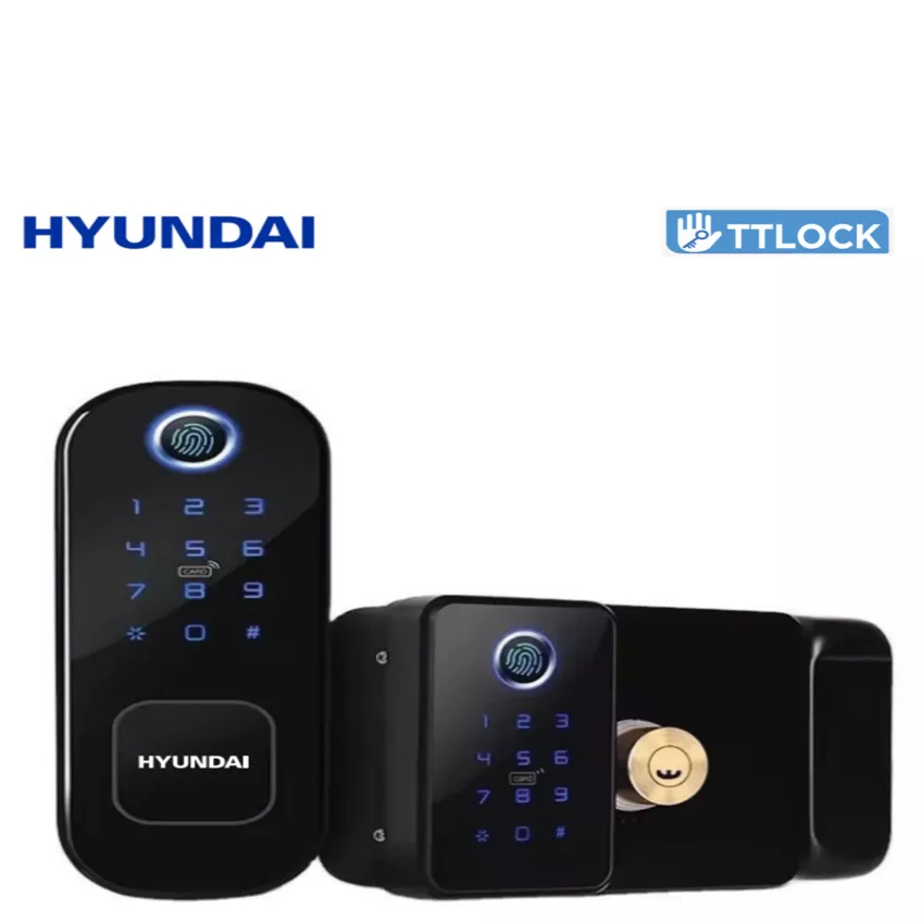 Khóa cửa cổng điện tử Hyundai HY-SLN002 Black chính hãng