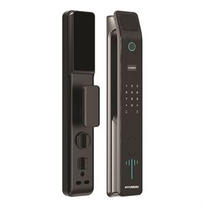 Khoá vân tay cửa gỗ Hyundai HY-SLA808 Black App wifi