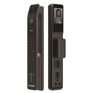 Khoá điện tử cửa gỗ Hyundai HY-SLA808F Black