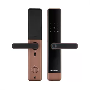 Khoá điện tử cửa gỗ Hyundai HY-SL007 Amber Gold App wifi 
