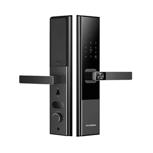 Khoá vân tay cửa gỗ Hyundai HY-SL010F CNC Face ID, App wifi