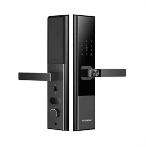 Khoá vân tay cửa gỗ Hyundai HY-SL010F CNC Face ID, App wifi