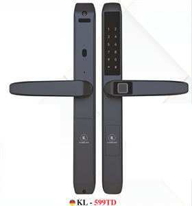 Khóa vân tay cửa nhôm Kassler KL 599TD Black App TTLock