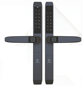 Khóa vân tay cửa nhôm Kassler KL 599TD Plus Black App TTLock, vân tay 2 mặt