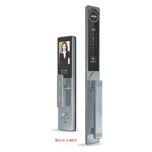 Khoá vân tay Kassler KL968 CNC Blue Grey Face ID, App wifi