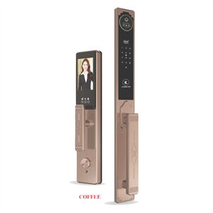 Khoá cửa vân tay Kassler KL968 CNC Coffee Face ID, App wifi, remote