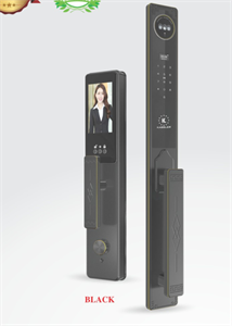 Khoá cửa vân tay Kassler KL968 CNC Black Face ID, App wifi, Remote