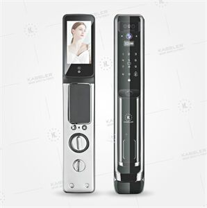 Khóa cửa vân tay Kassler KL-838 Silver Blue App wifi, face ID