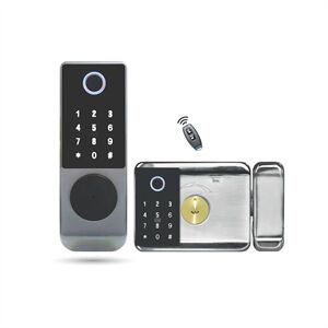 Khóa cửa cổng vân tay Chống Nước Kassler KL-579i remote, app Bluetooth điều khiển từ xa 