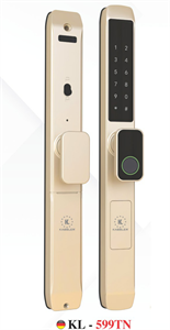 Khóa vân tay cửa nhôm Kassler KL 599TN Champagne Gold App TTLock