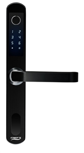 Khóa vân tay- APP Wifi cửa nhôm Chefs EH-A11RBT ( chống nước- màu đen)