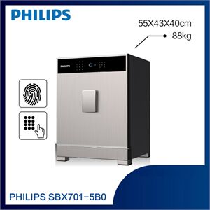 Két sắt vân tay thông minh Philips SBX701-5B0 88kg