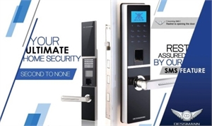 Khóa cửa vân tay Dessmann G800FP - chống nước mưa