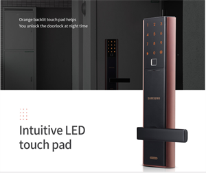 Khóa vân tay Samsung SHP-DH537 - Màu đồng