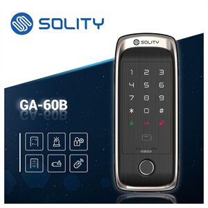 Khóa cửa vân tay Solity GA-60B ( Cửa Nhôm + Cửa Gỗ ) giá rẻ Của Hàn Quốc