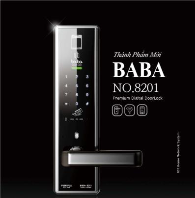 Khóa vân tay BABA 8201- app điện thoại-1