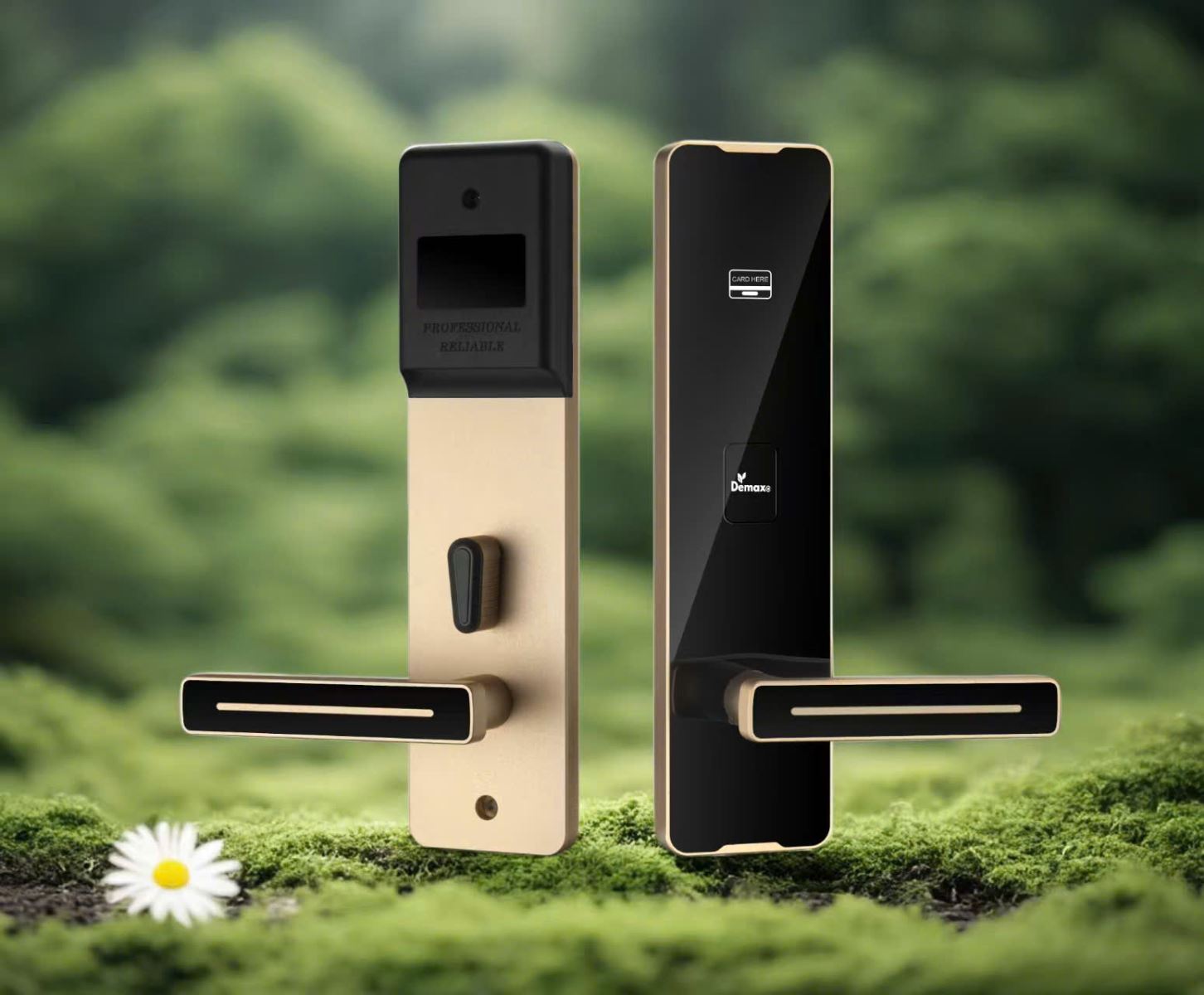 Khoá từ Demax EHL606 MG CNC cho khách sạn tiêu chuẩn Đức