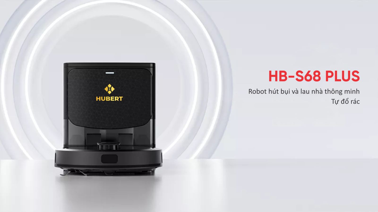 ROBOT HÚT BỤI TỰ ĐỔ RÁC HUBERT HB-S68-B PLUS - CỦA ĐỨC - 13