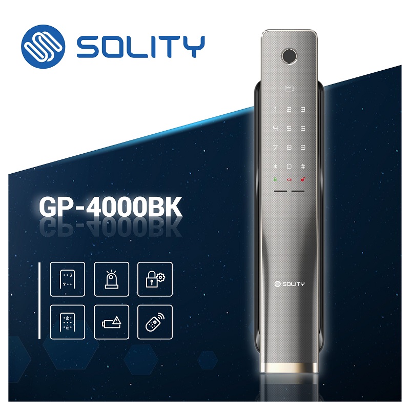 Khóa cửa thông minh Solity GP-4000BK