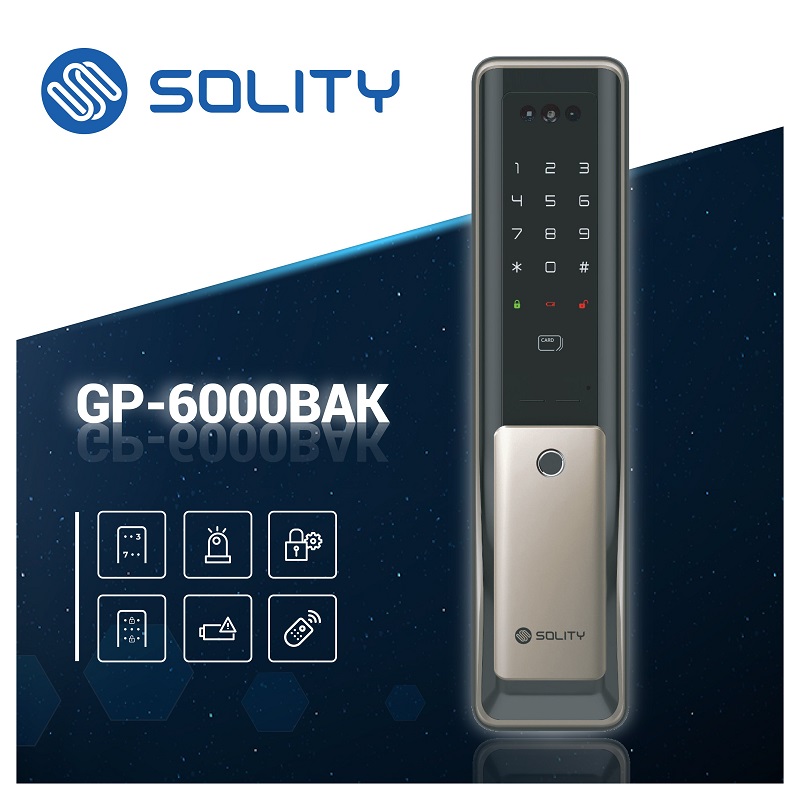 khóa cửa thông minh Solity GP-6000BAK