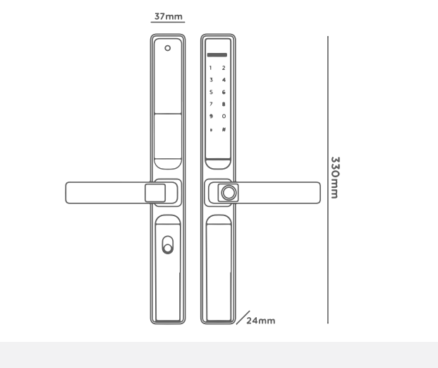 Kích thước khoá avolock AN-394-B