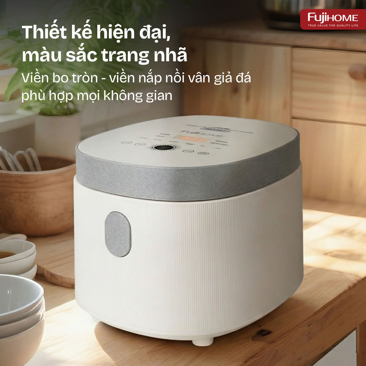 Nồi cơm điện Fujihome Inox LowSugar RC10BLS