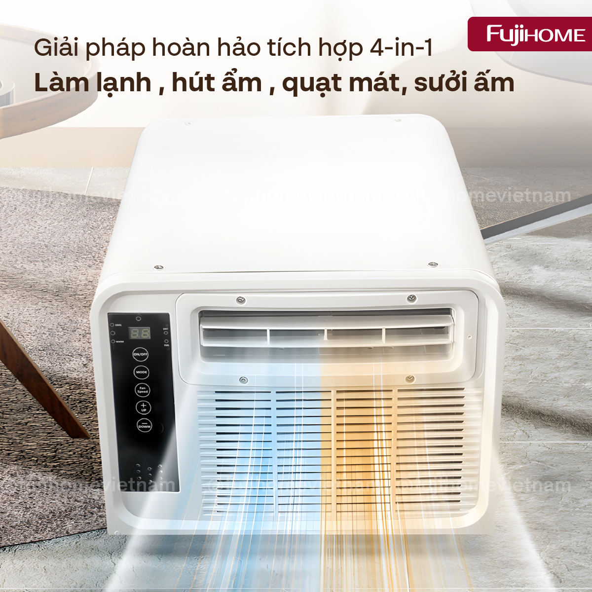 Máy điều hòa mini Fujihome PAC03 di động thông minh