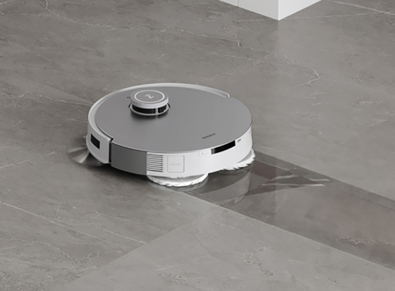 Giẻ lau nâng cấp của robot hút bụi Deebot X1 Omni White với cấu tạo 3 lớp cho phép lau sạch sâu sàn nhà