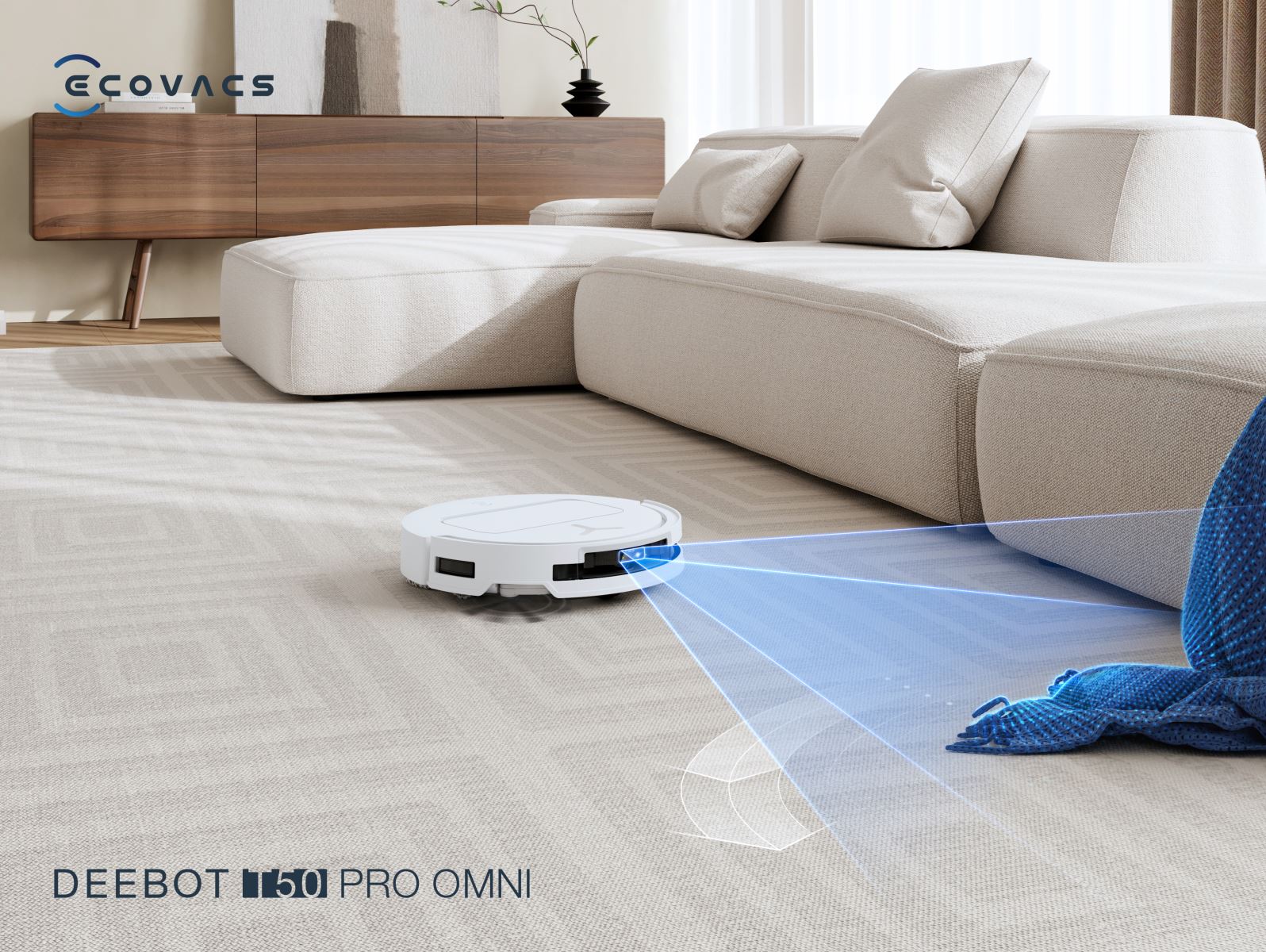 T50 Pro Omni với công nghệ phát hiện vật cản tiên tiến AIVI 3D 3.0 tạo bản đồ 3D
