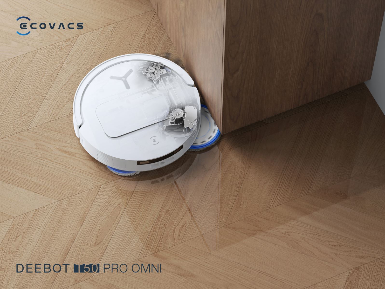 Robot hút bụi lau nhà Ecovacs T50 Pro Omni làm sạch mọi ngóc ngách