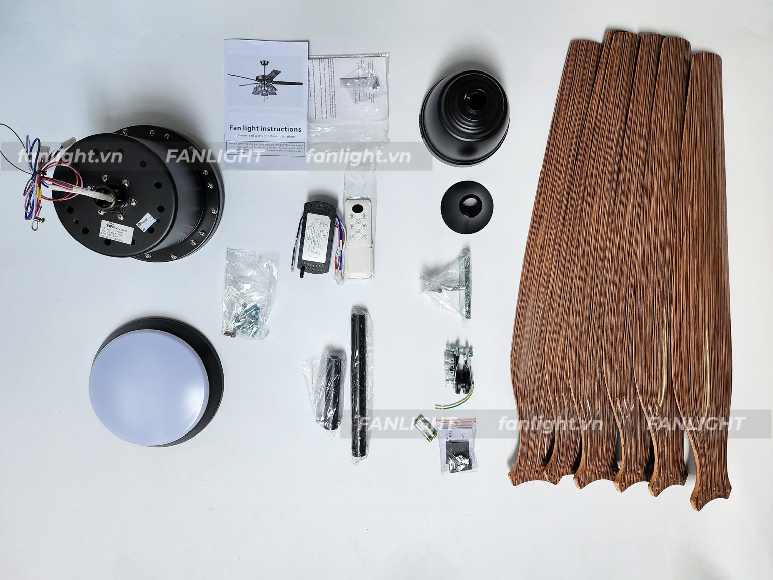 Quạt trần đèn Fanlight  FL HD-601 hiện đại, chính hãng giá tốt