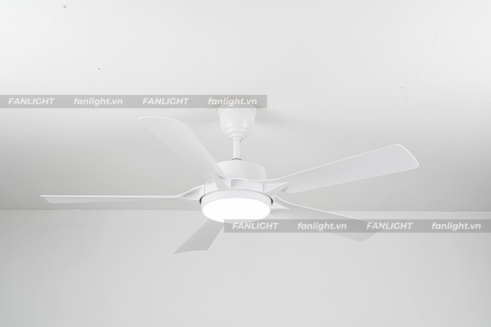 Quạt trần đèn Fanlight FL HD-517T 5 cánh màu trắng
