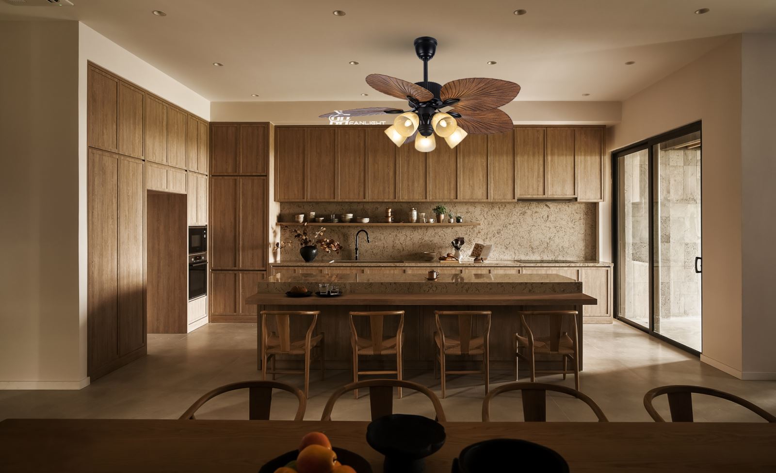 Quạt trần đèn giấu cánh Fanlight FL CD-504 chính hãng giá tốt