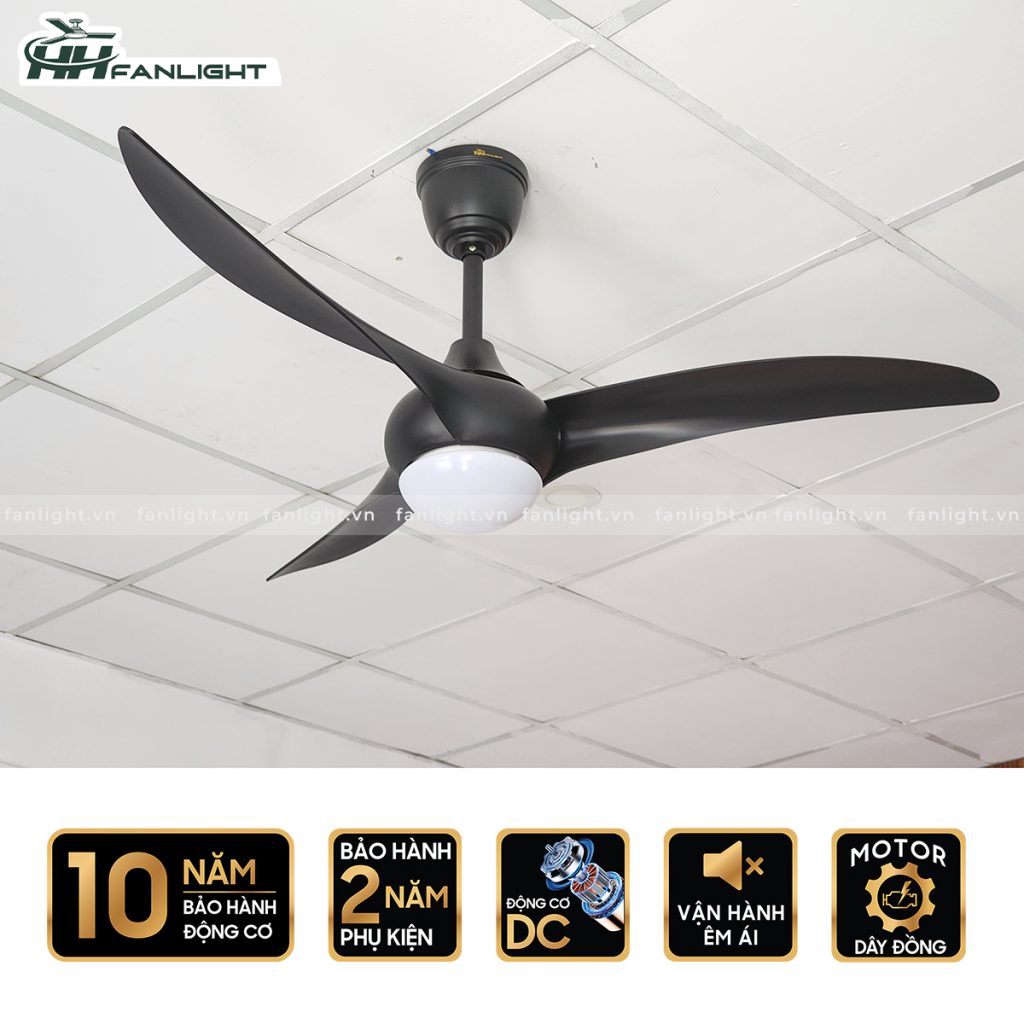 Quạt trần đèn hiện đại Fanlight FL HD-304D giá rẻ