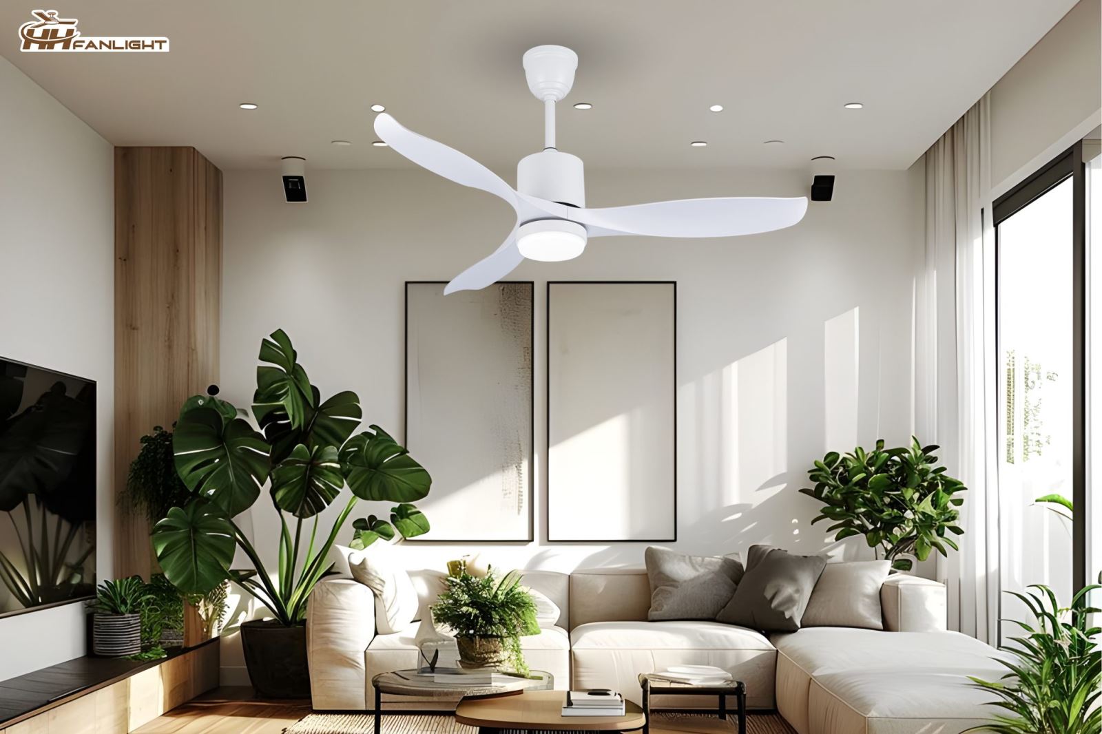 Quạt trần đèn hiện đại FL HD-305 giá rẻ