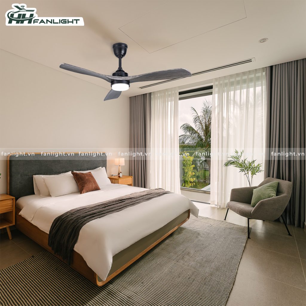 Quạt trần đèn phòng ngủ Fanlight FL HD-302X