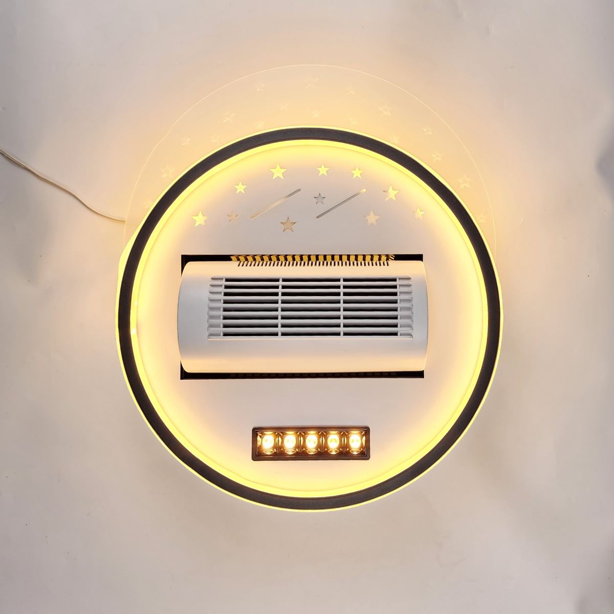 Đèn ốp quạt trang trí hình tròn Fanlight FL OQ-T001