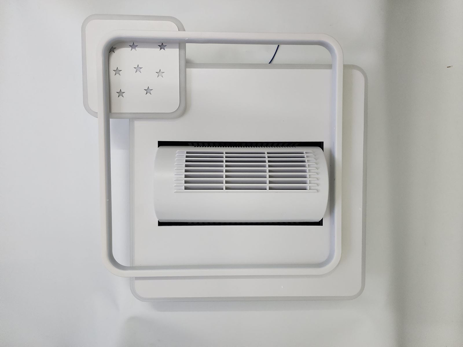 Đèn ốp quạt trang trí hình vuông Fanlight FL OQ-V002