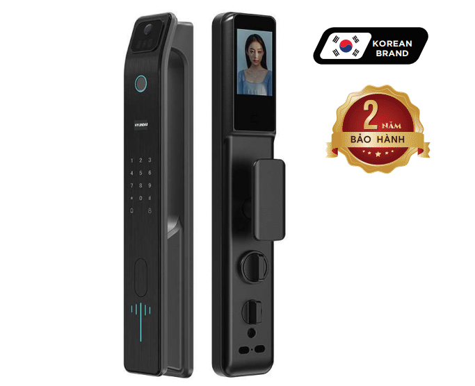 màu sắc khoá cửa huyndai HY-SLA807F Black