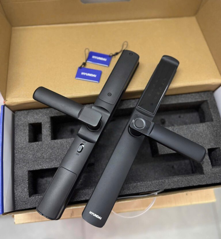 Khoá điện tử cửa nhôm Hyundai HY-SLS006 Black chính hãng