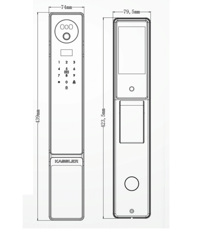 Kích thước Kassler Kl-899 CNC Kích thước Kassler KL-899 Plus CNC Black