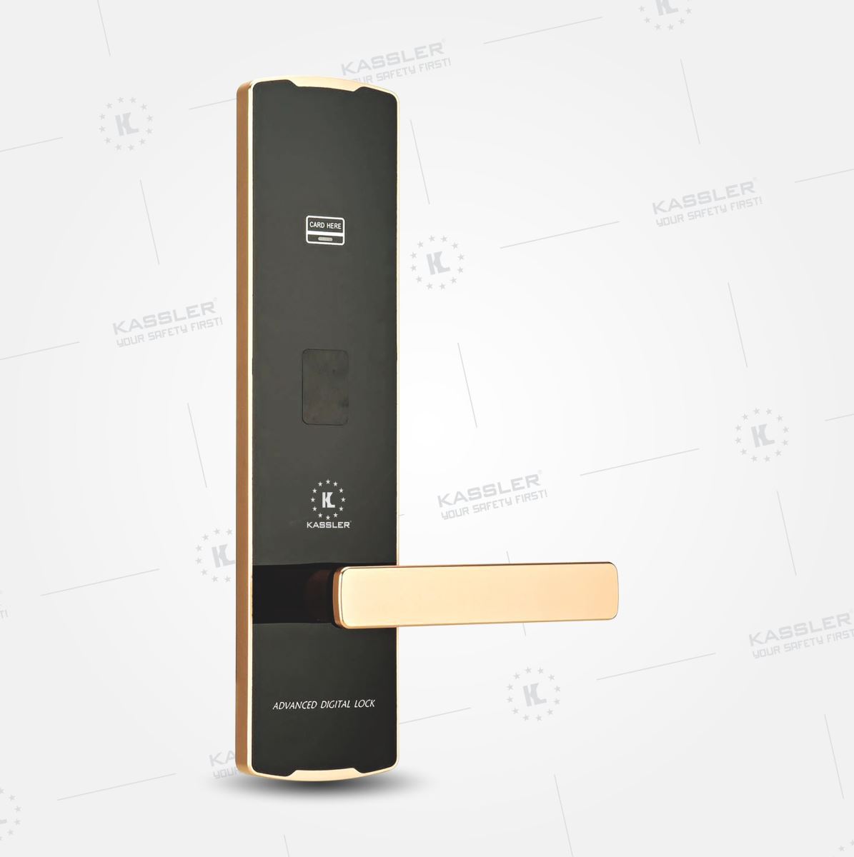 Khóa điện tử Kassler KL-363 Gold - Chất liệu Titan siêu bền