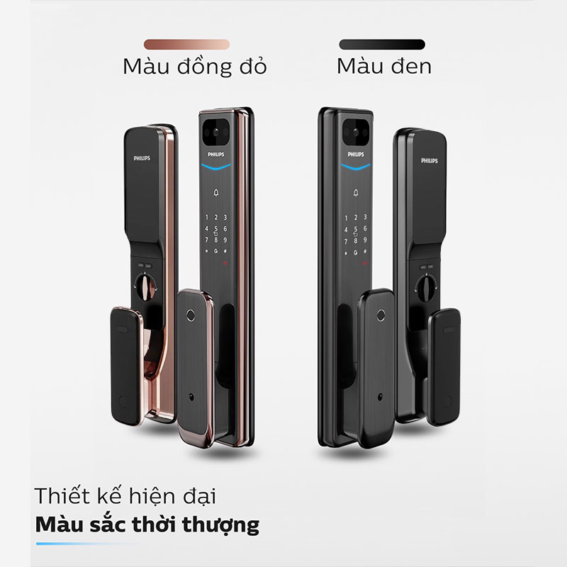 Khóa cửa nhận diện khuôn mặt Philips Alpha V