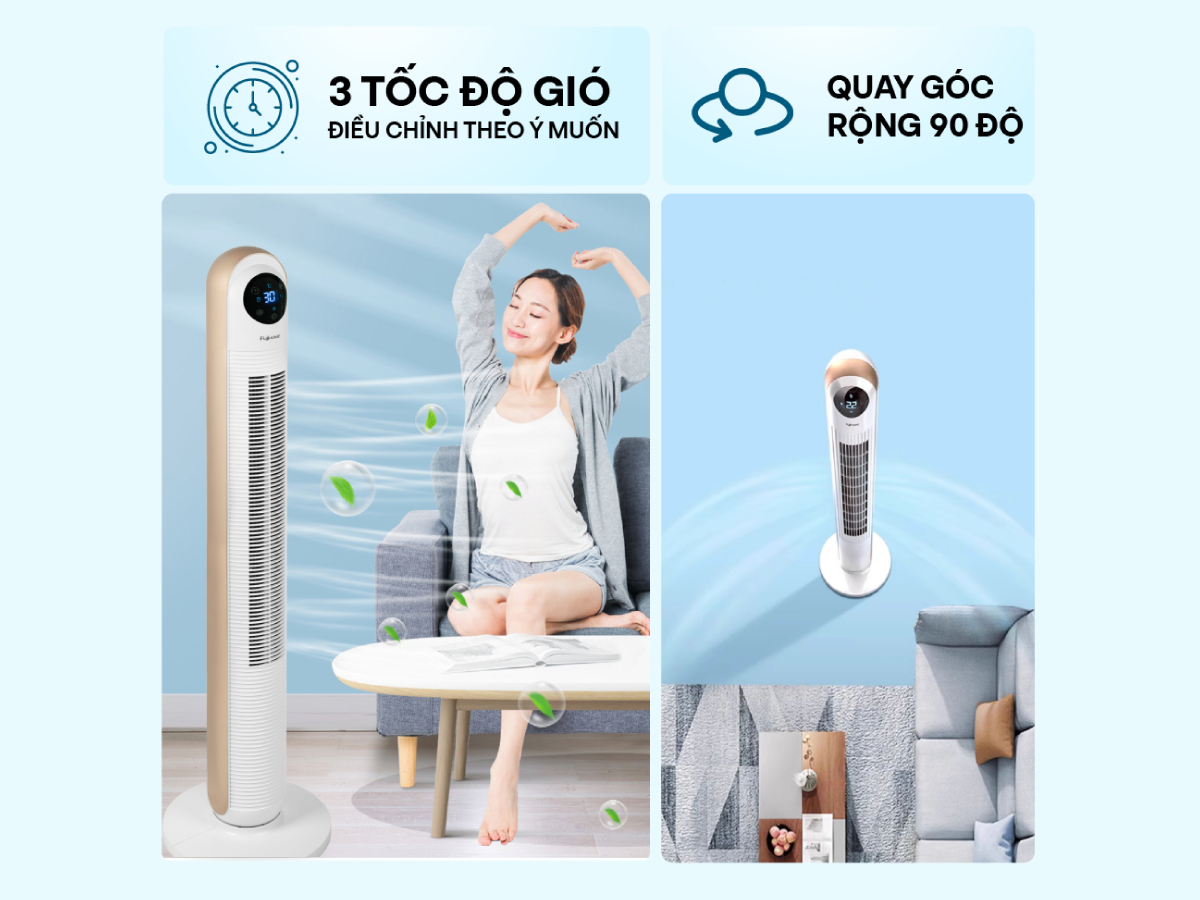 Quạt tháp Fujihome TF-13E chính hãng giá tốt