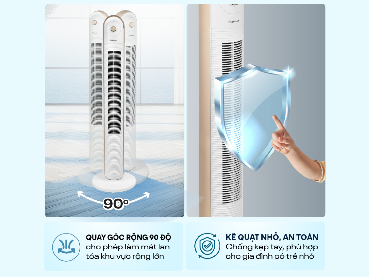Quạt tháp Fujihome TF-13EM chính hãng giá tốt