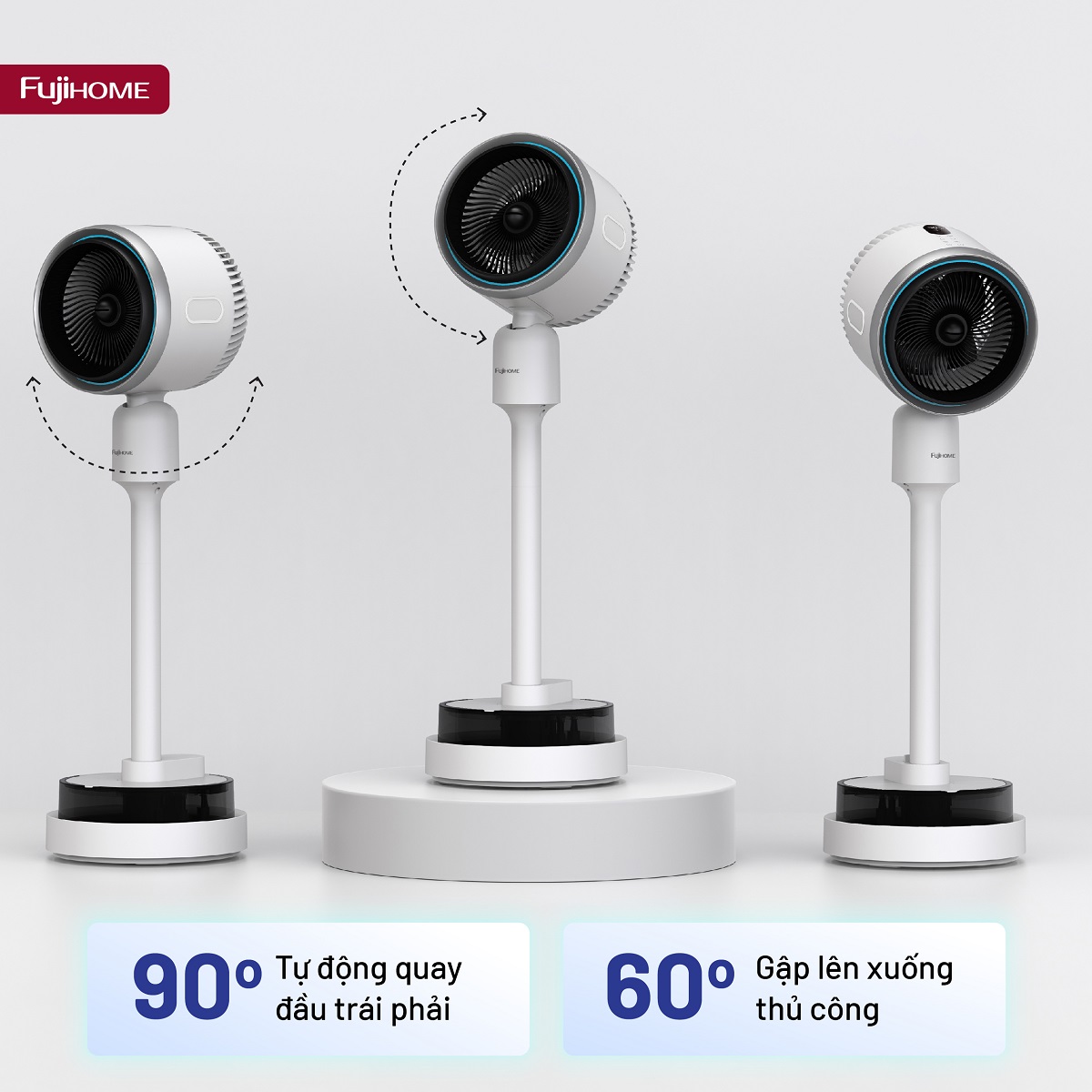 Quạt điều hòa bốn mùa đa năng Fujihome AC707