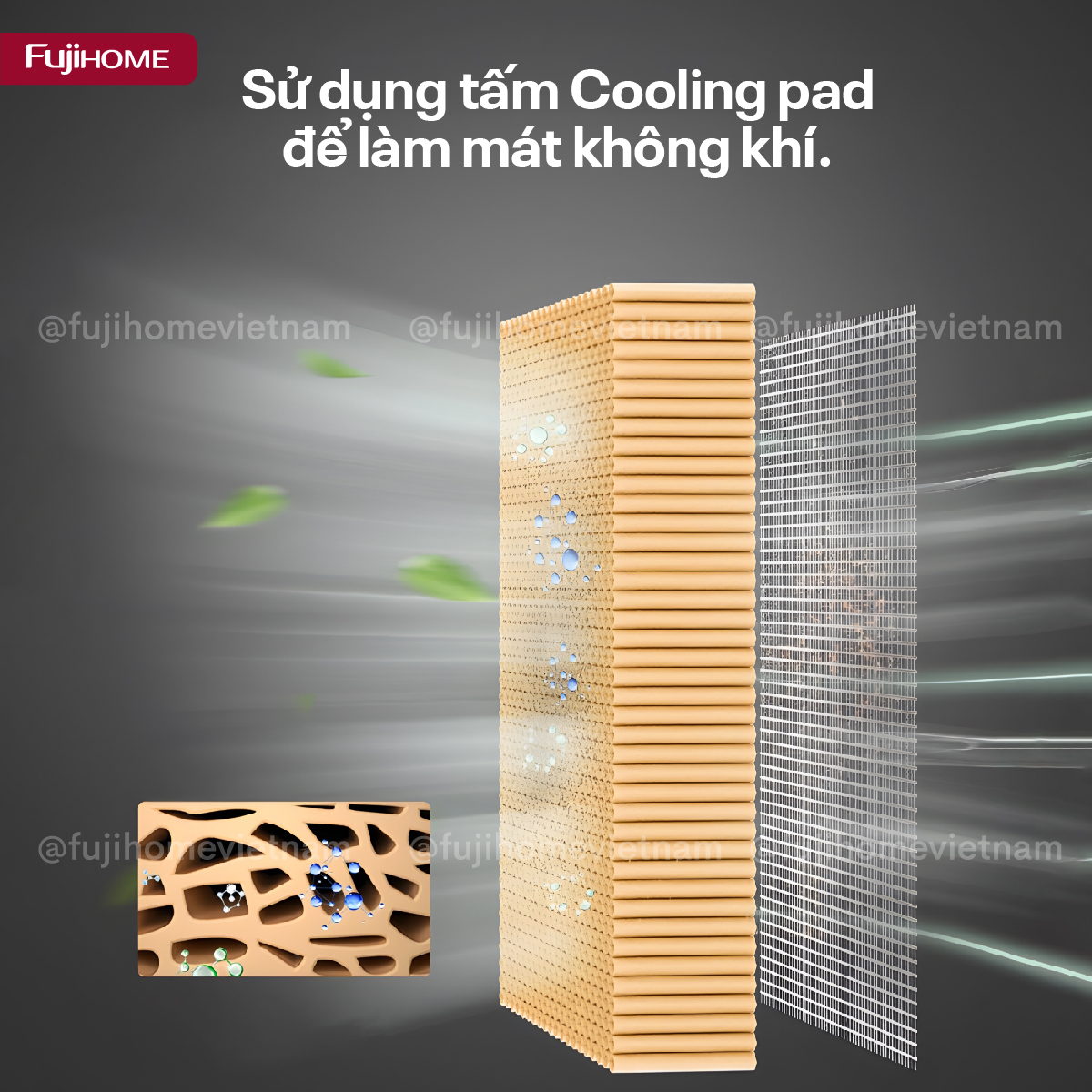 Quạt Không Cánh Tích Hợp Lọc Không Khí Fujihome BF-03RC
